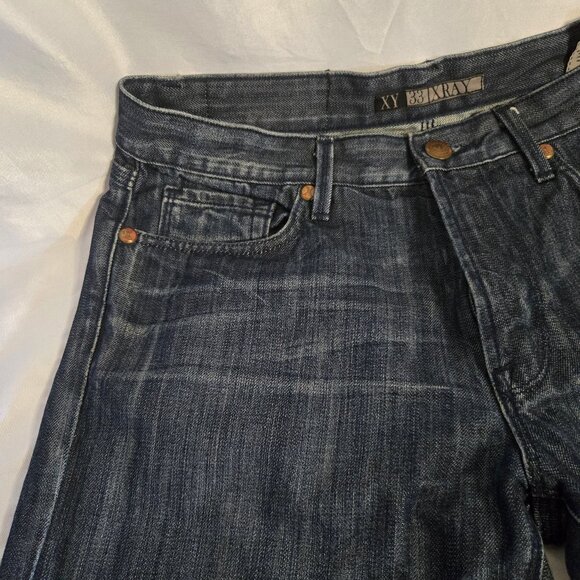 X-Ray Blue Denim Light Distressed Jeans (33) - Picture 5 of 10